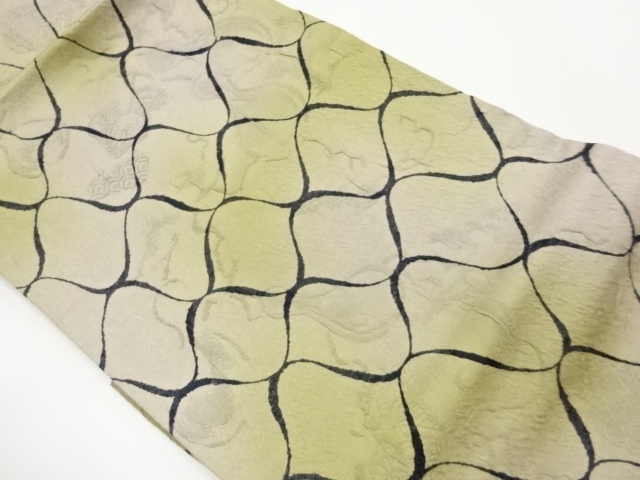 JAPANESE NAGOYA OBI / MATELASSE / ABSTRACT / ARTIST WORK